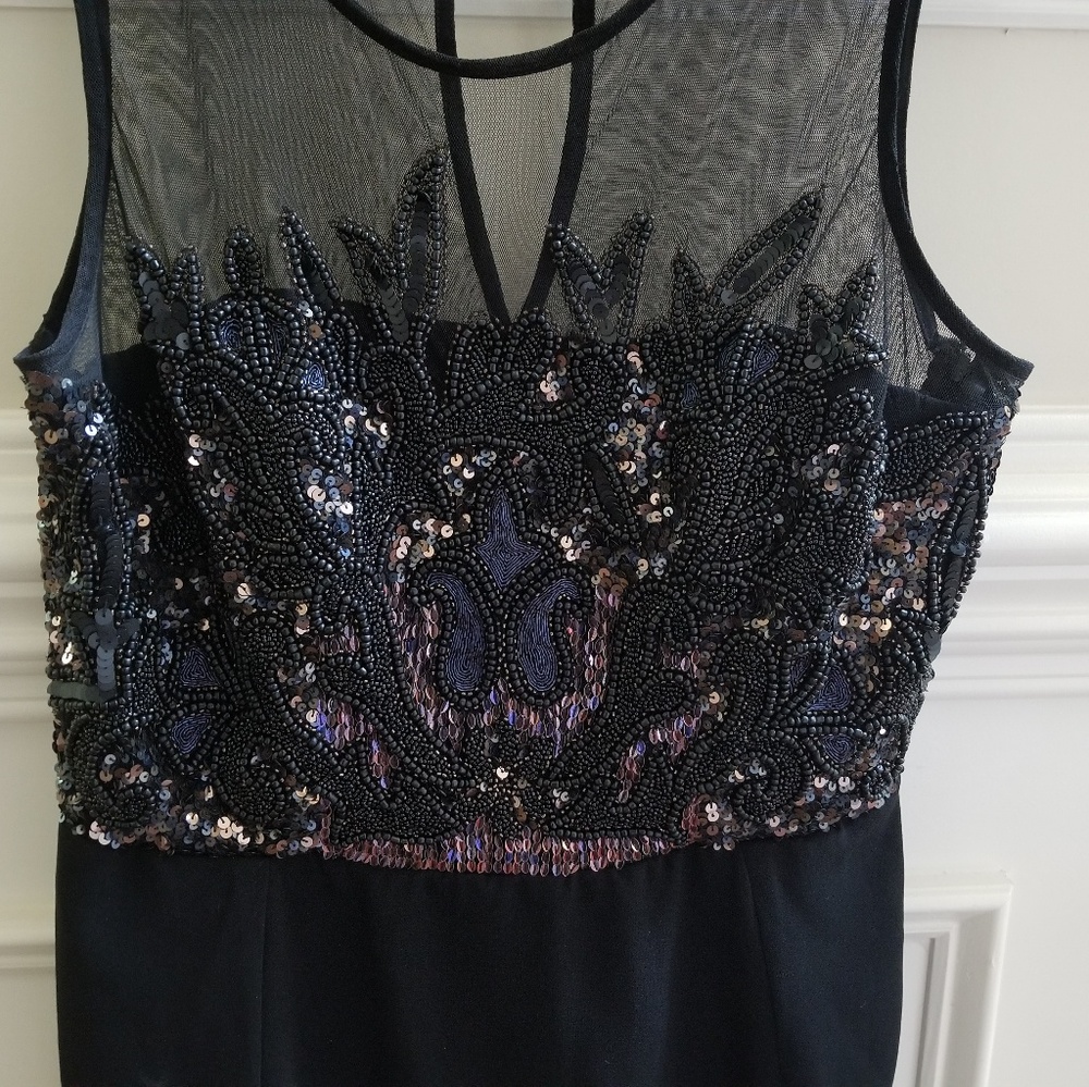 Black cocktail dress